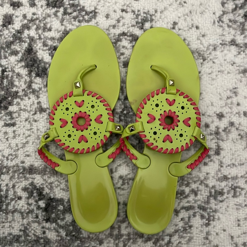 Jack Rogers Jelly Slide on Sandals